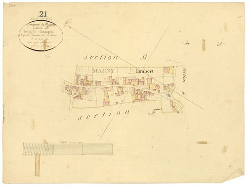 Magny-Lambert - Section B1 - 3 P PLAN 361/4