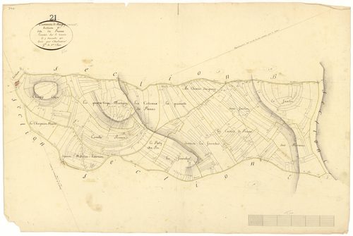 Magny-Lambert - Section D - 3 P PLAN 361/7