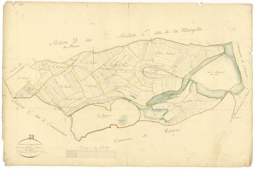 Magny-Lambert - Section F1 - 3 P PLAN 361/9