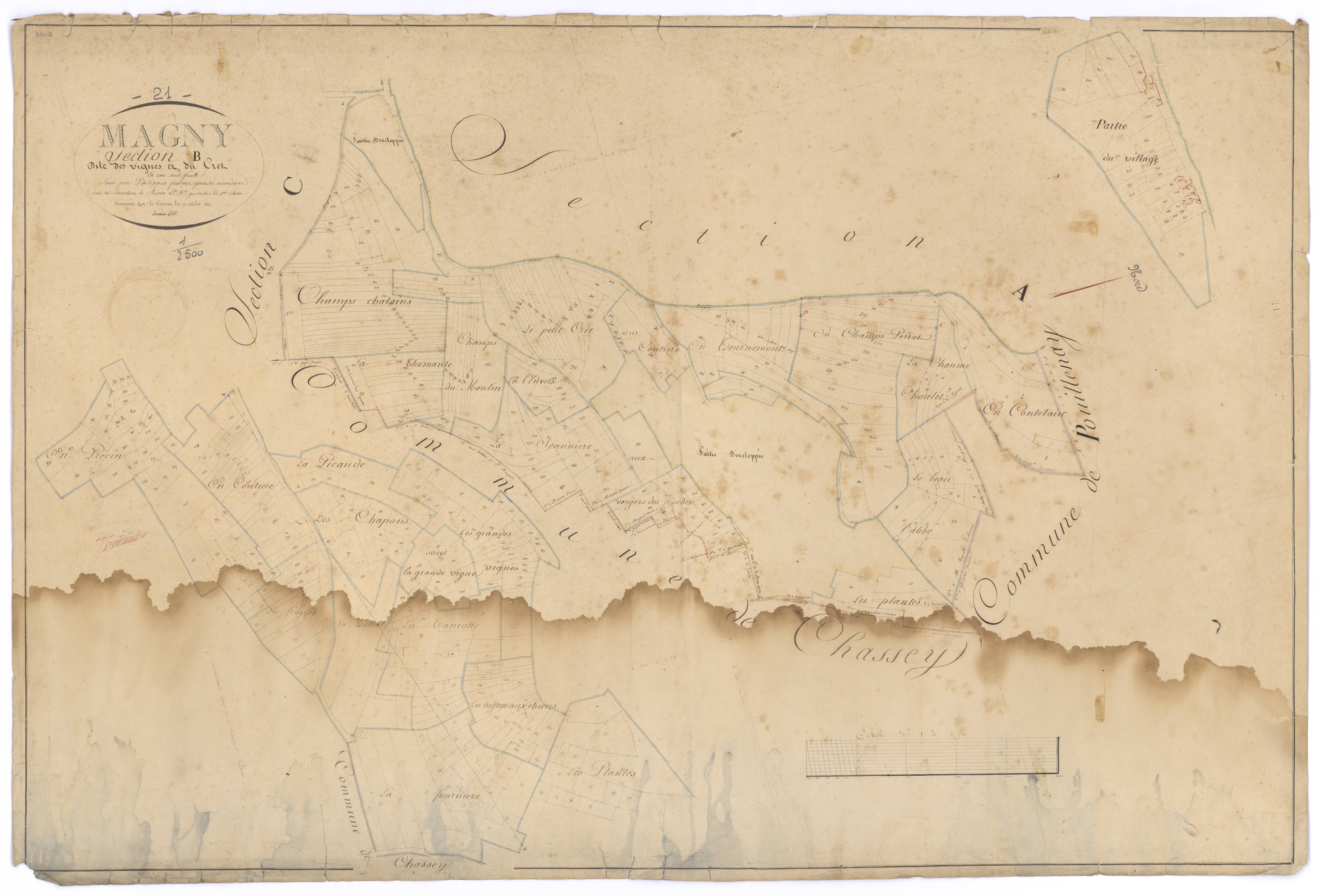 Magny-la-Ville - Section B - 3 P PLAN 362/3