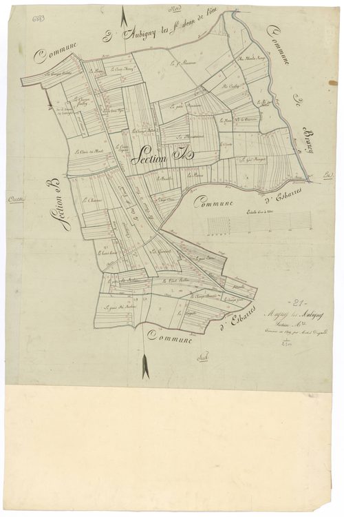 Magny-lès-Aubigny - Section A - 3 P PLAN 363/2