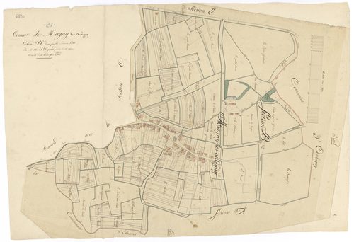 Magny-lès-Aubigny - Section B - 3 P PLAN 363/3