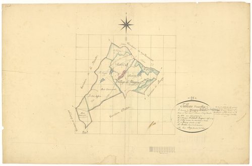 Magny-Montarlot - Tableau d'assemblage Magny - 3 P PLAN 364/1
