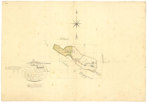 Magny-Montarlot - Tableau d'assemblage Montarlot - 3 P PLAN 364/2