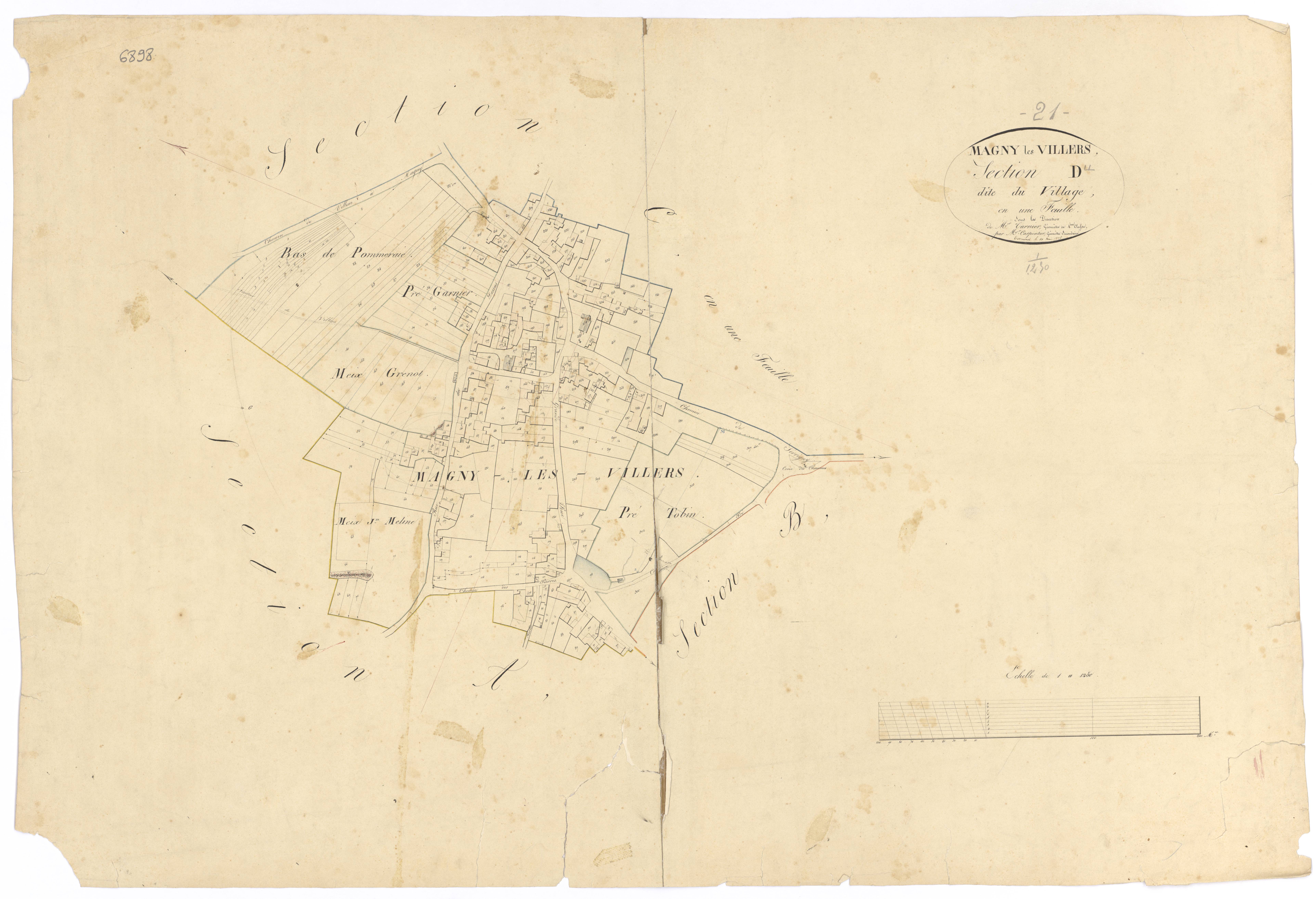 Magny-lès-Villers - Section D - 3 P PLAN 365/5