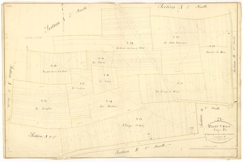 Magny-Saint-Médard - Section A4 - 3 P PLAN 366/6