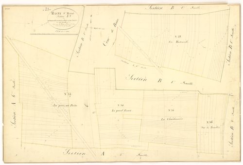 Magny-Saint-Médard - Section A7 - 3 P PLAN 366/9