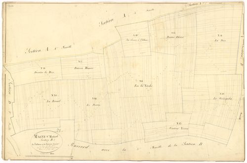 Magny-Saint-Médard - Section B2 - 3 P PLAN 366/12