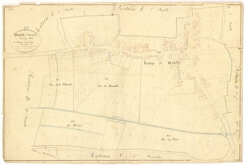 Magny-Saint-Médard - Section D1 - 3 P PLAN 366/19