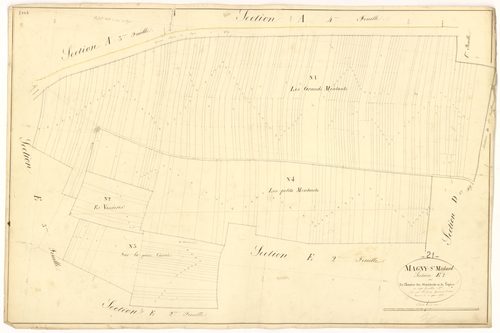 Magny-Saint-Médard - Section E1 - 3 P PLAN 366/22