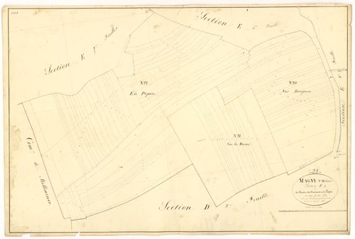 Magny-Saint-Médard - Section E6 - 3 P PLAN 366/27