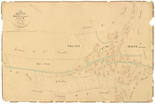 Magny-sur-Tille - Section B2 - 3 P PLAN 367/7