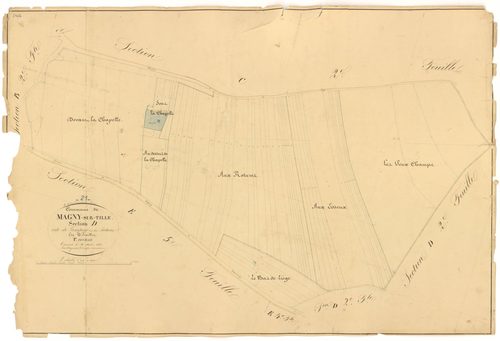 Magny-sur-Tille - Section D1 - 3 P PLAN 367/13