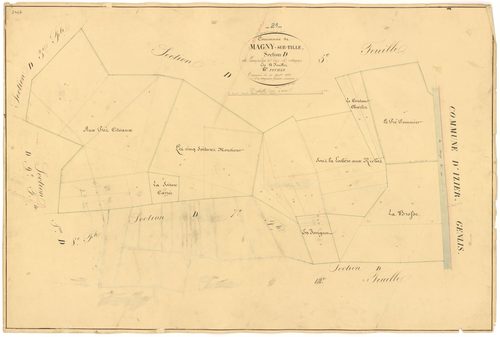 Magny-sur-Tille - Section D6 - 3 P PLAN 367/18