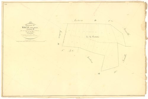 Magny-sur-Tille - Section D7 - 3 P PLAN 367/19