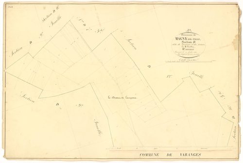 Magny-sur-Tille - Section D8 - 3 P PLAN 367/20