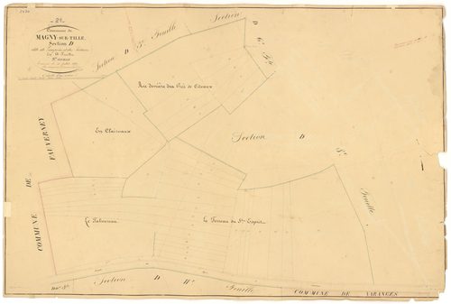 Magny-sur-Tille - Section D9 - 3 P PLAN 367/21