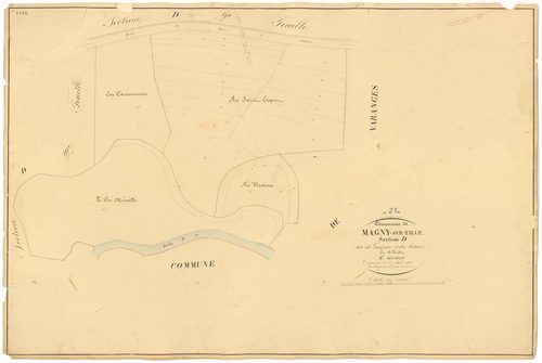 Magny-sur-Tille - Section D11 - 3 P PLAN 367/23