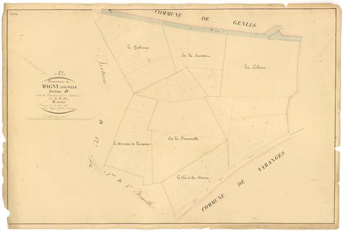 Magny-sur-Tille - Section D13 - 3 P PLAN 367/25