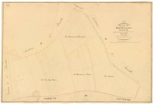 Magny-sur-Tille - Section E4 - 3 P PLAN 367/29