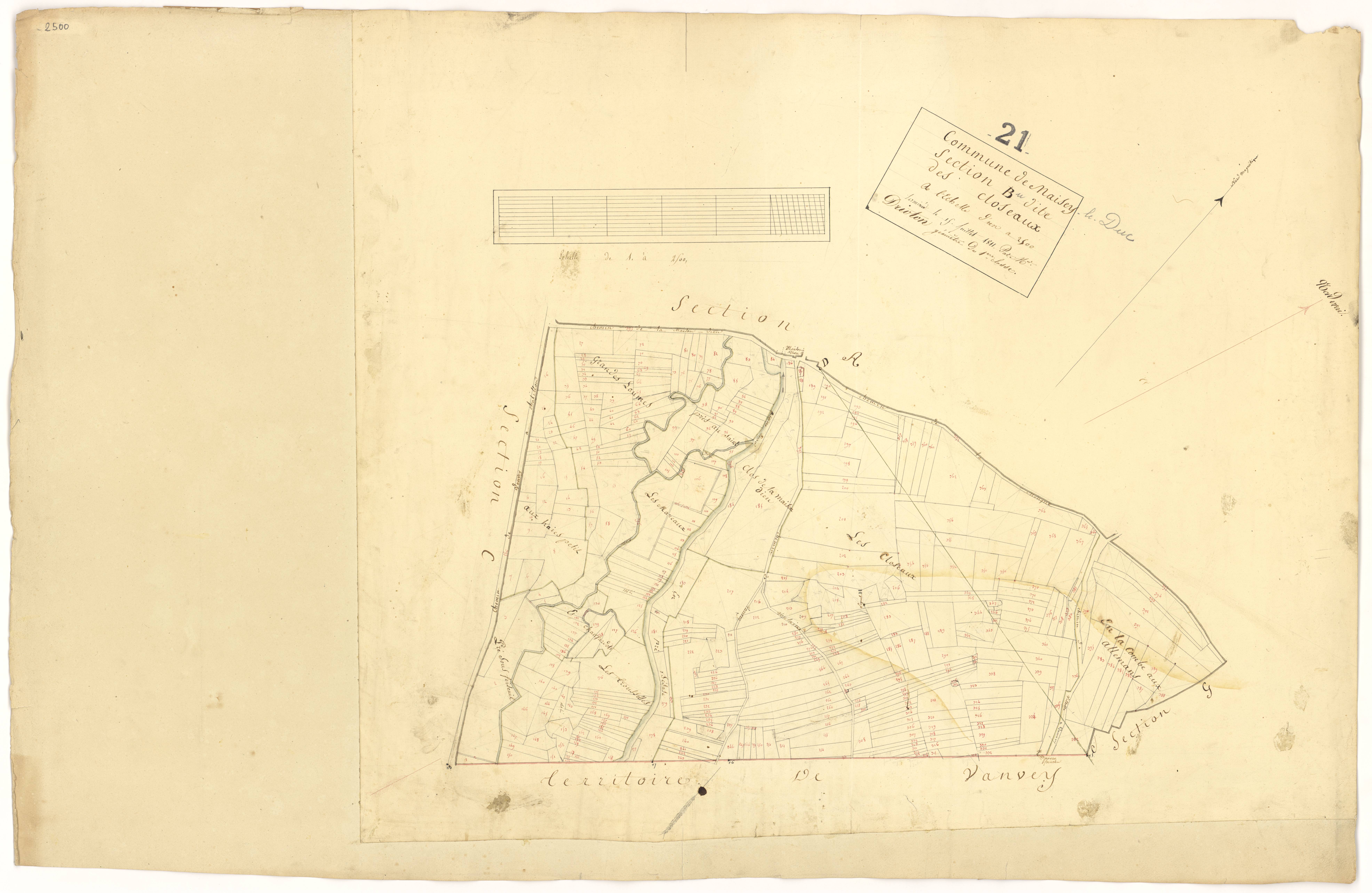 Maisey-le-Duc - Section B - 3 P PLAN 369/3