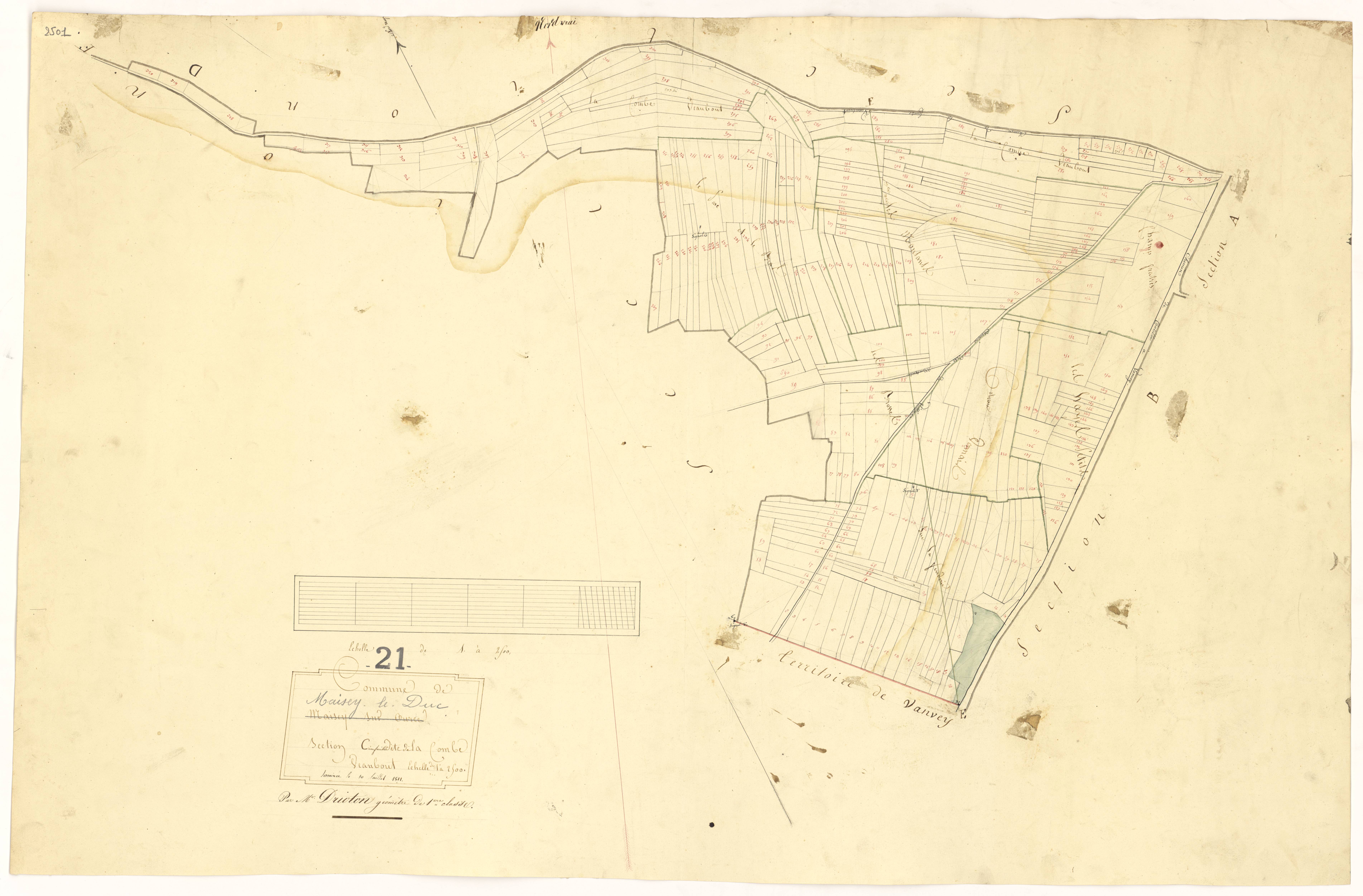 Maisey-le-Duc - Section C - 3 P PLAN 369/4