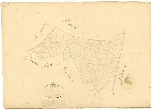 Mâlain - Section B3 - 3 P PLAN 370/6