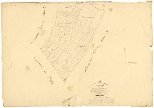 Mâlain - Section D3 - 3 P PLAN 370/11