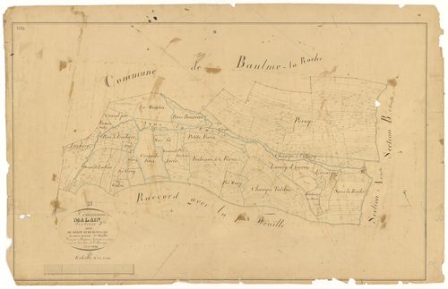 Mâlain - Section F2 - 3 P PLAN 370/16