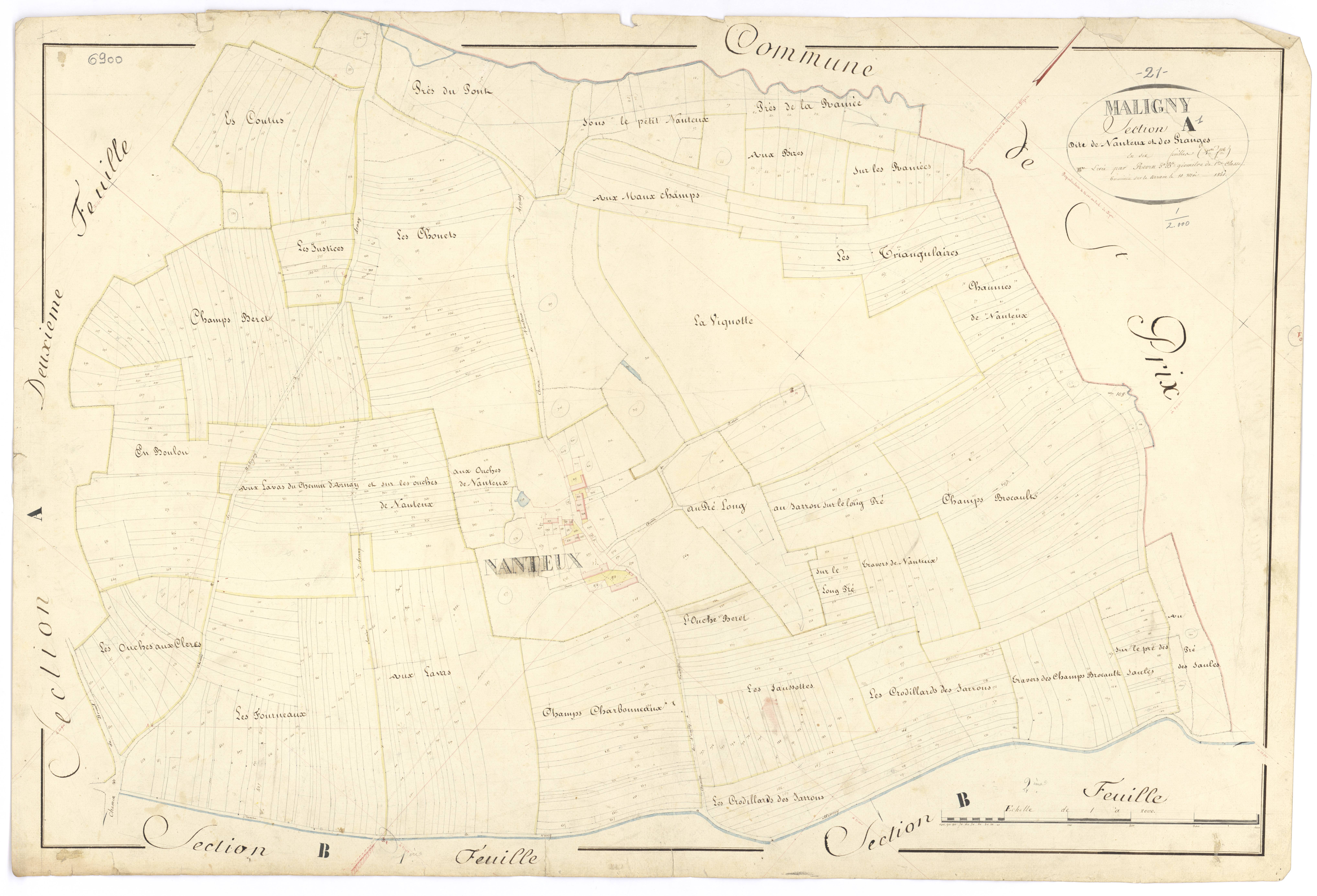 Maligny - Section A1 - 3 P PLAN 371/2
