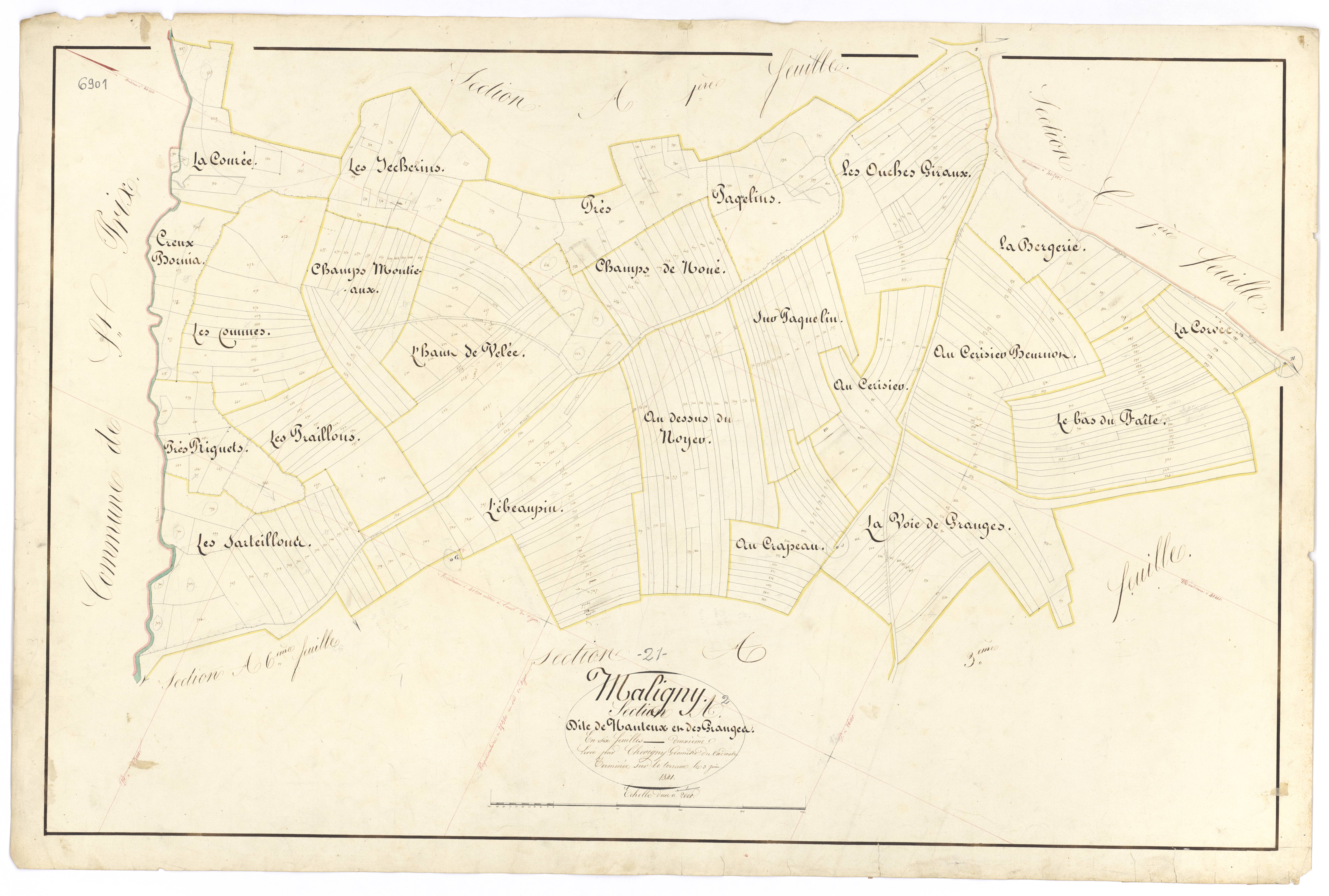 Maligny - Section A2 - 3 P PLAN 371/3