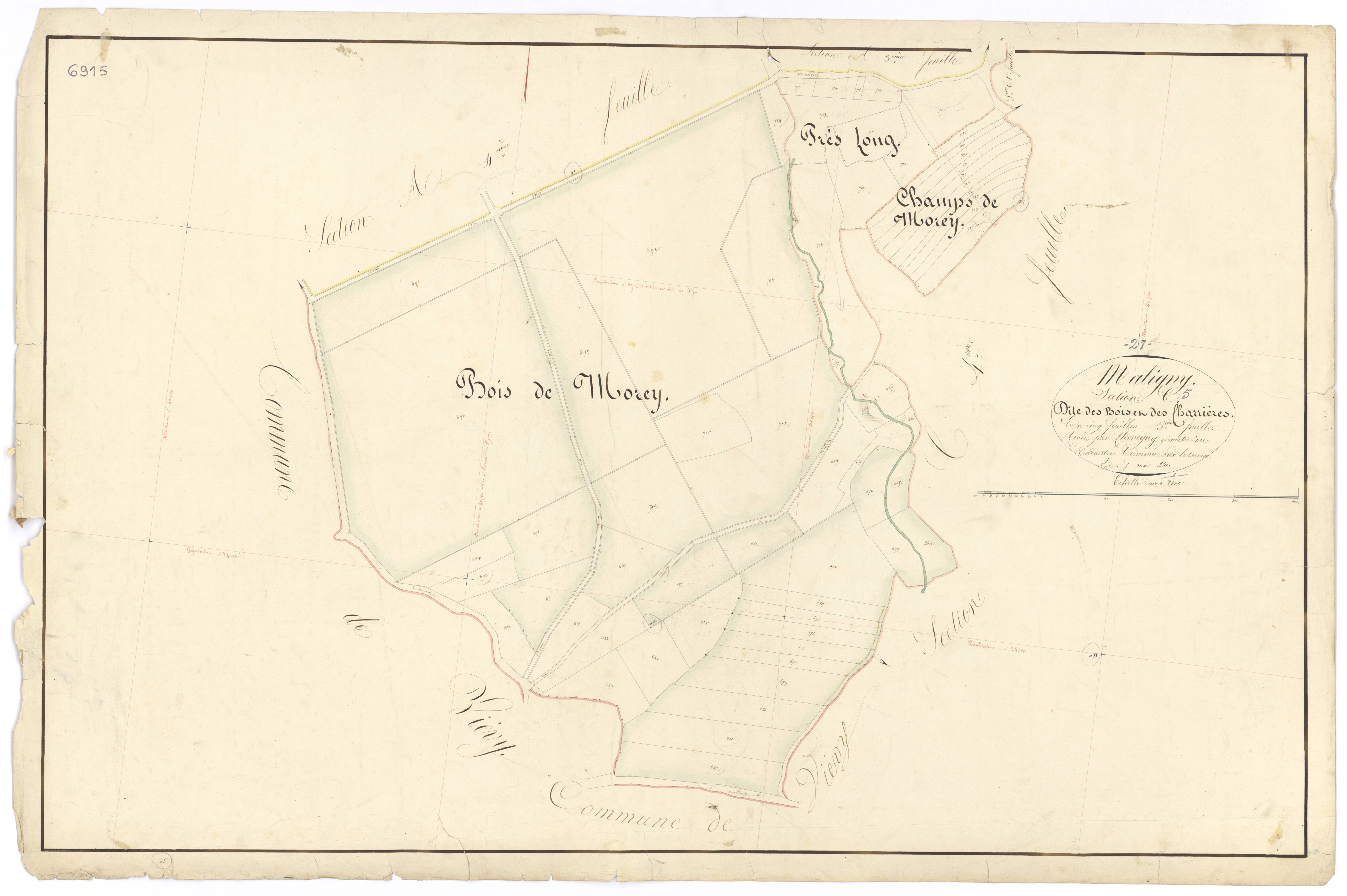 Maligny - Section C5 - 3 P PLAN 371/17