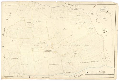 Maligny - Section A1 - 3 P PLAN 371/2