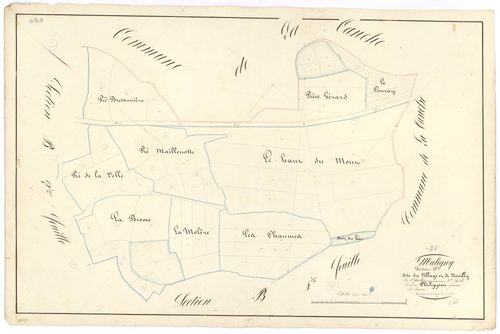 Maligny - Section B3 - 3 P PLAN 371/10