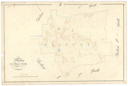 Maligny - Section B5 - 3 P PLAN 371/12