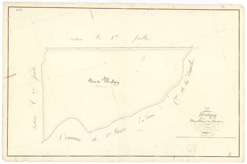 Maligny - Section C3 - 3 P PLAN 371/15
