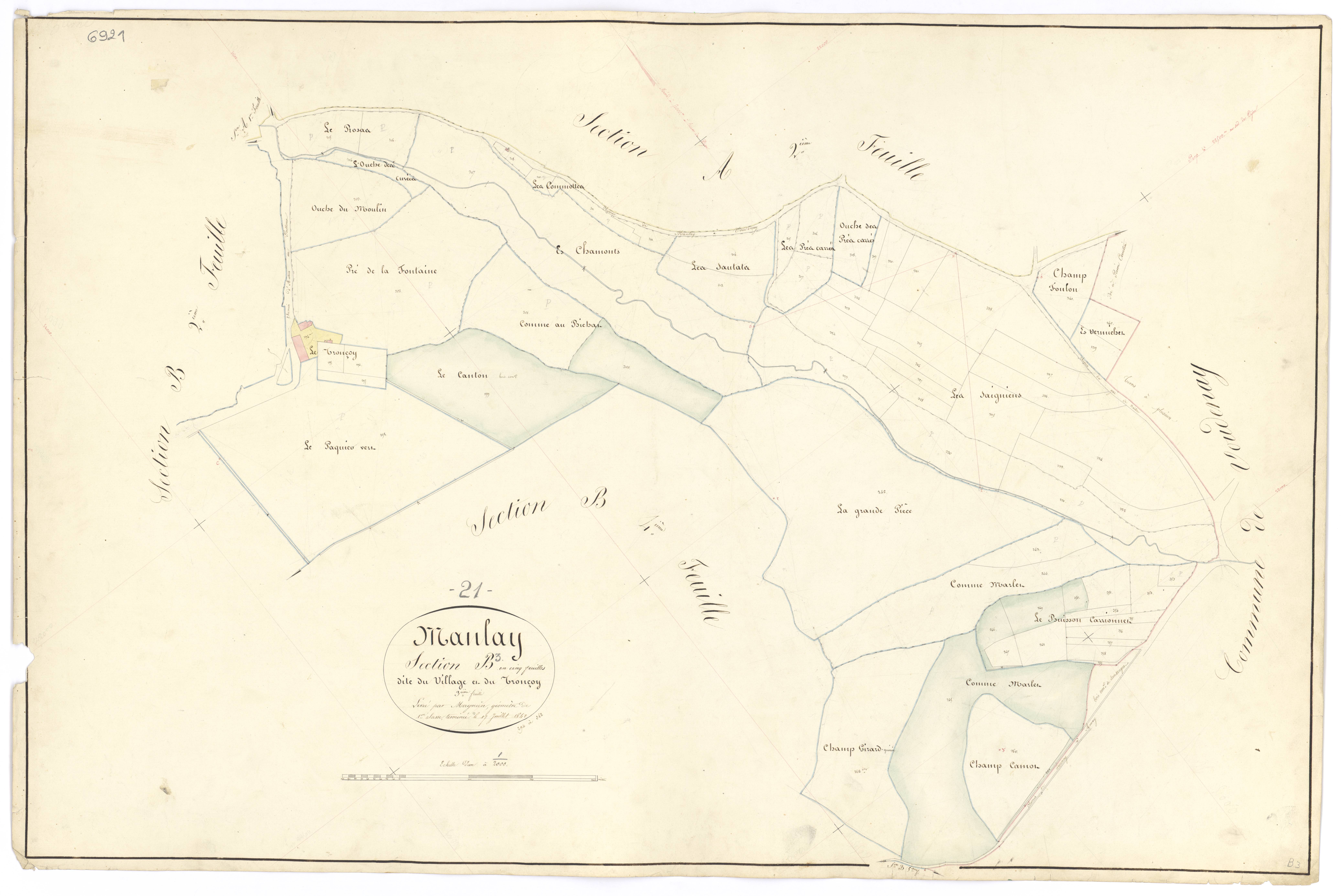 Manlay - Section B3 - 3 P PLAN 372/6