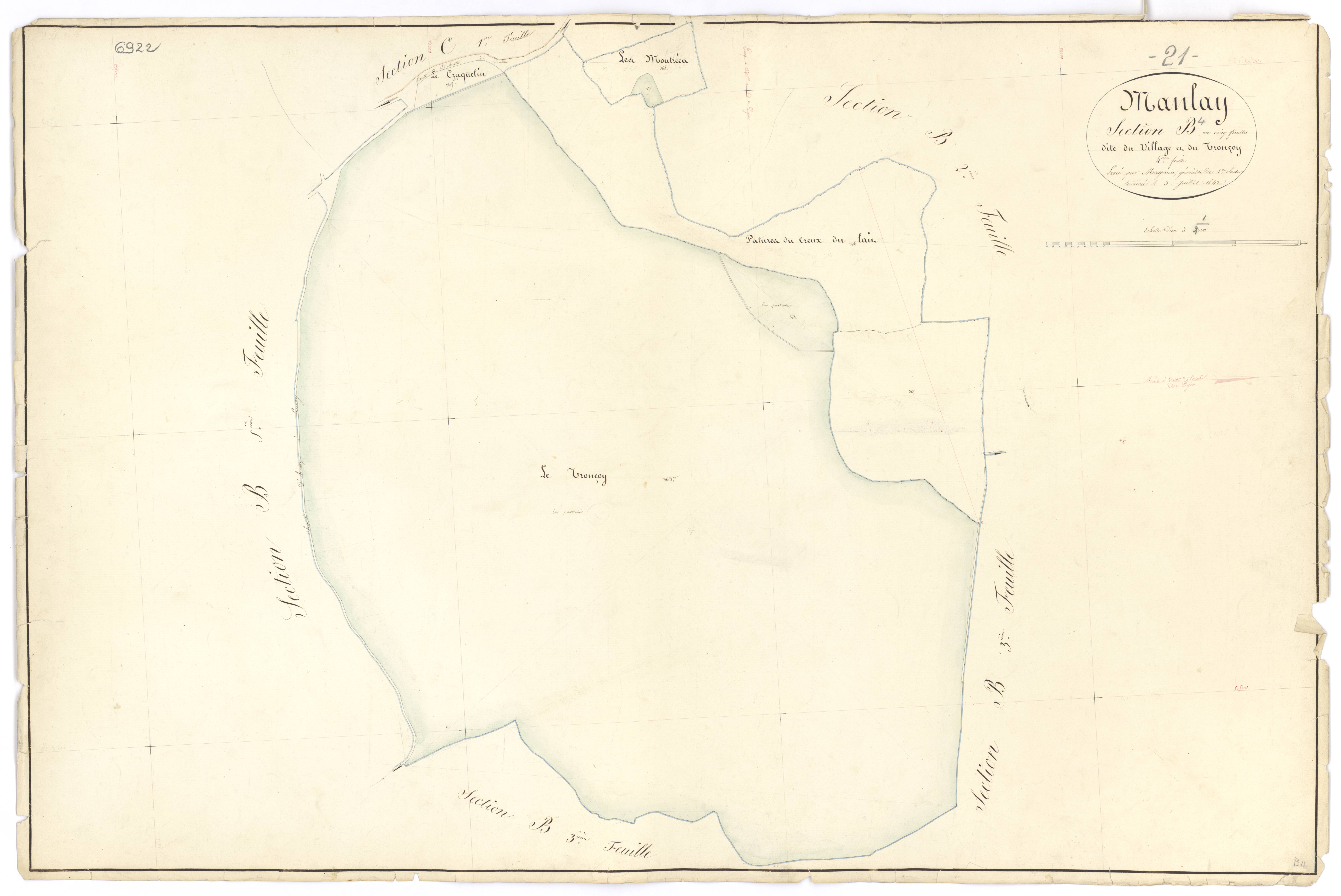 Manlay - Section B4 - 3 P PLAN 372/7