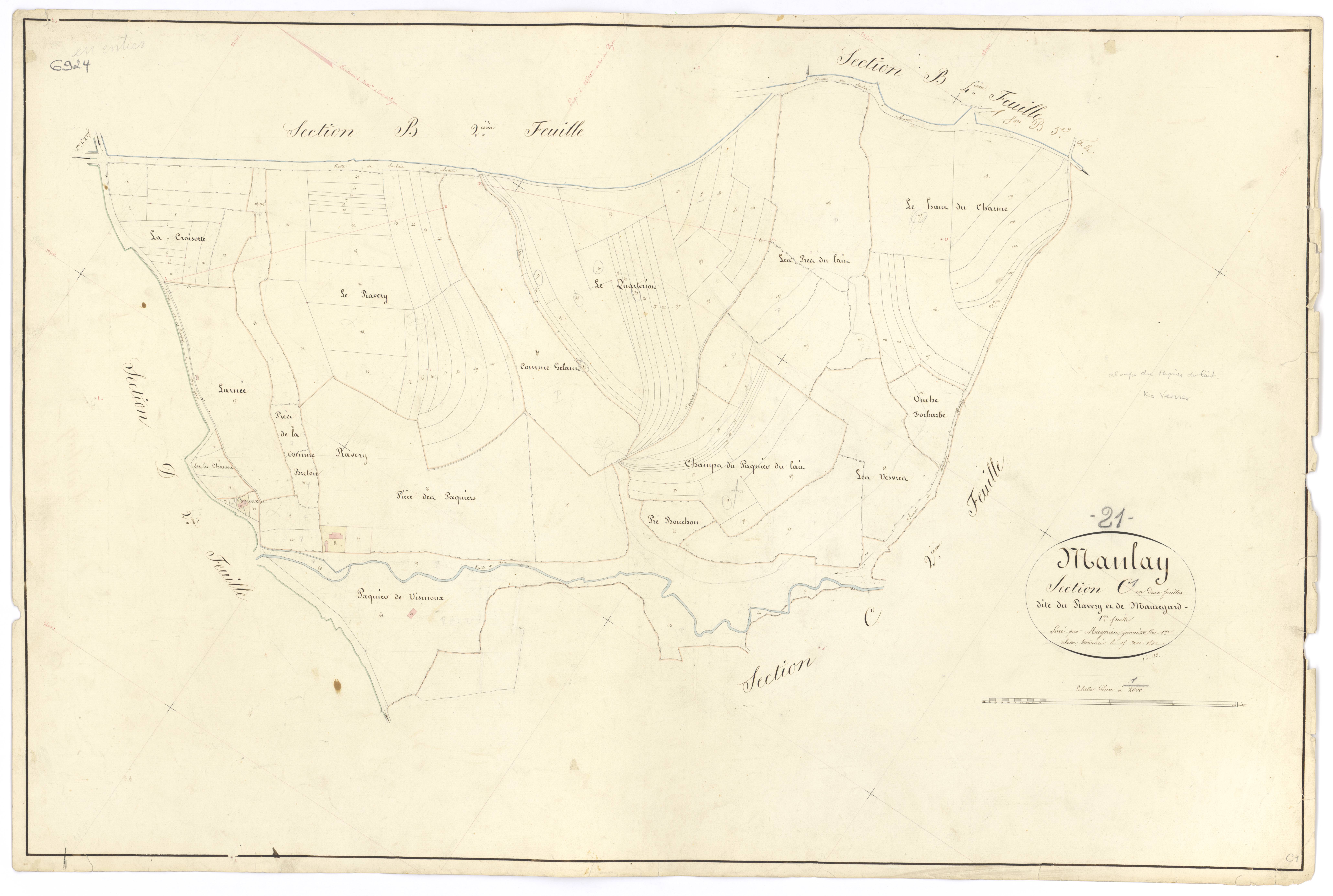 Manlay - Section C1 - 3 P PLAN 372/9