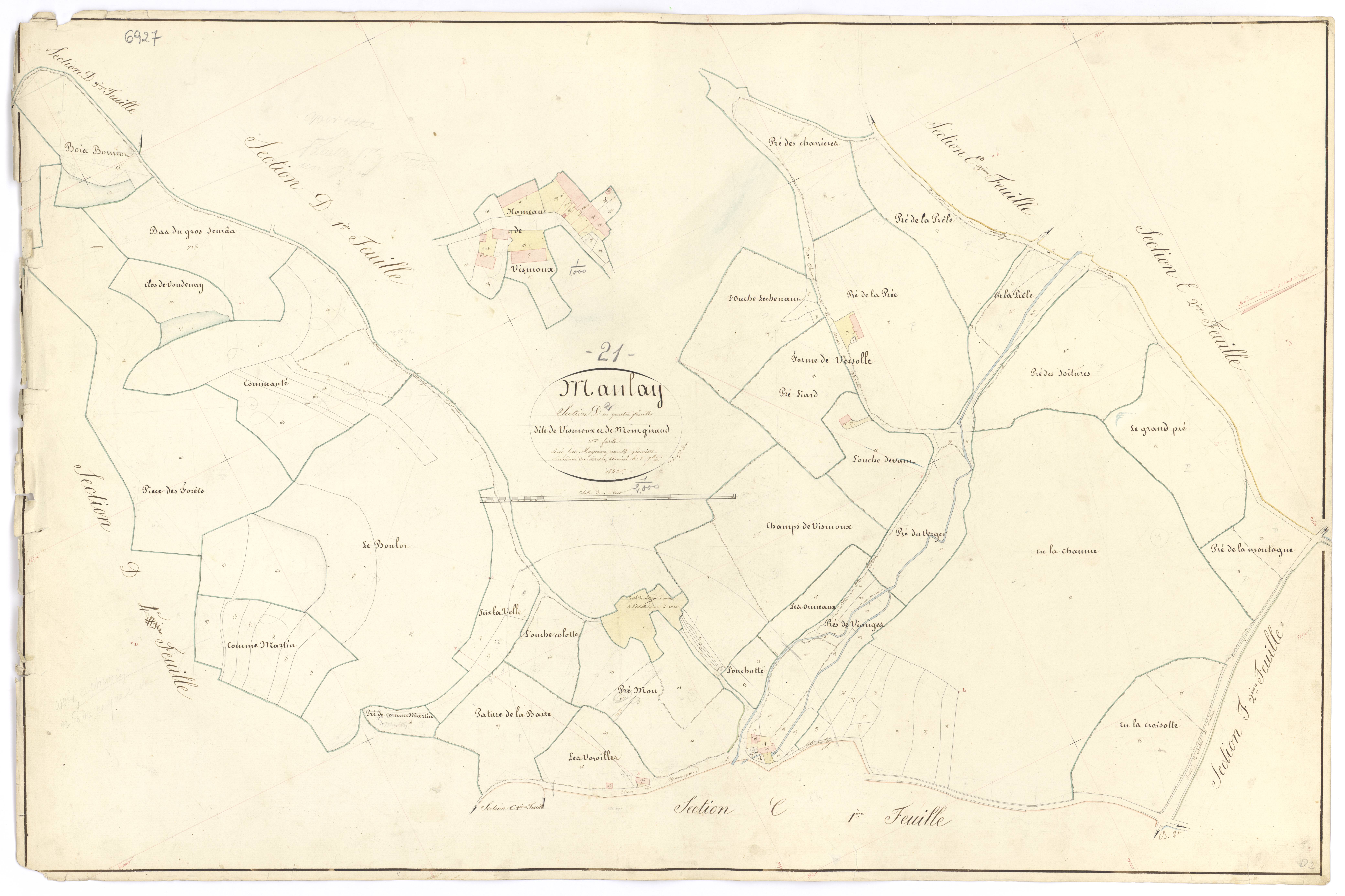 Manlay - Section D2 - 3 P PLAN 372/12