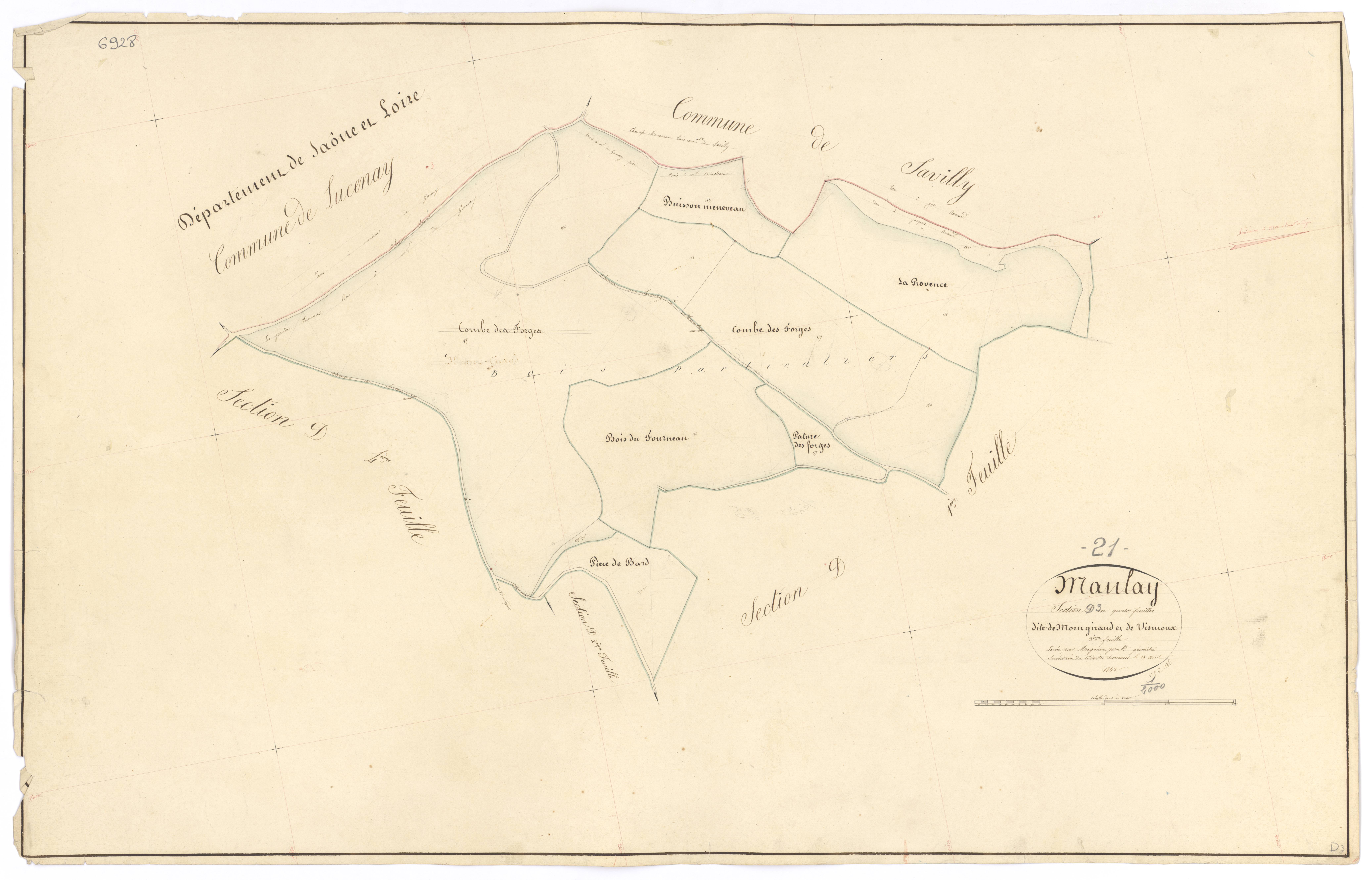 Manlay - Section D3 - 3 P PLAN 372/13