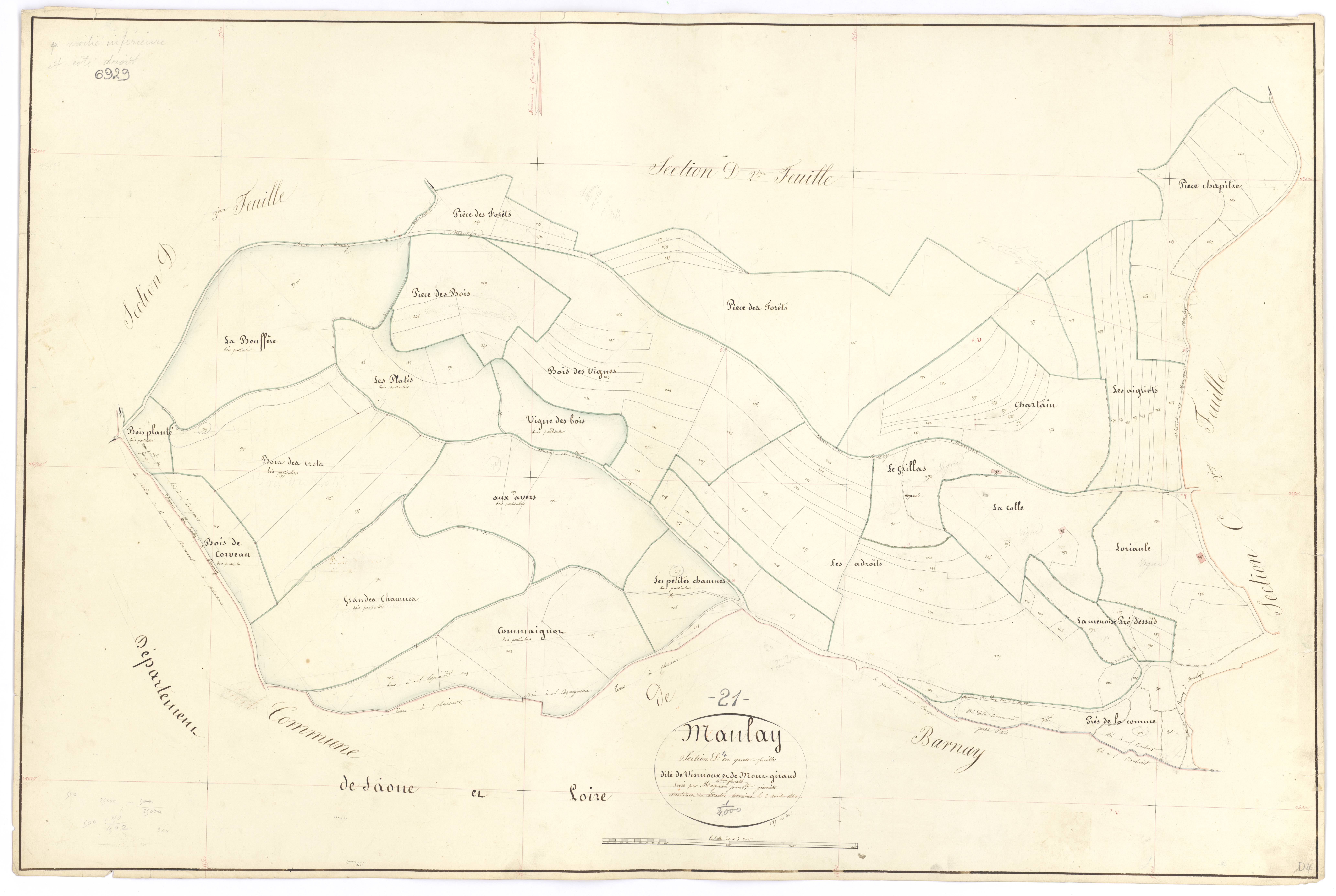 Manlay - Section D4 - 3 P PLAN 372/14