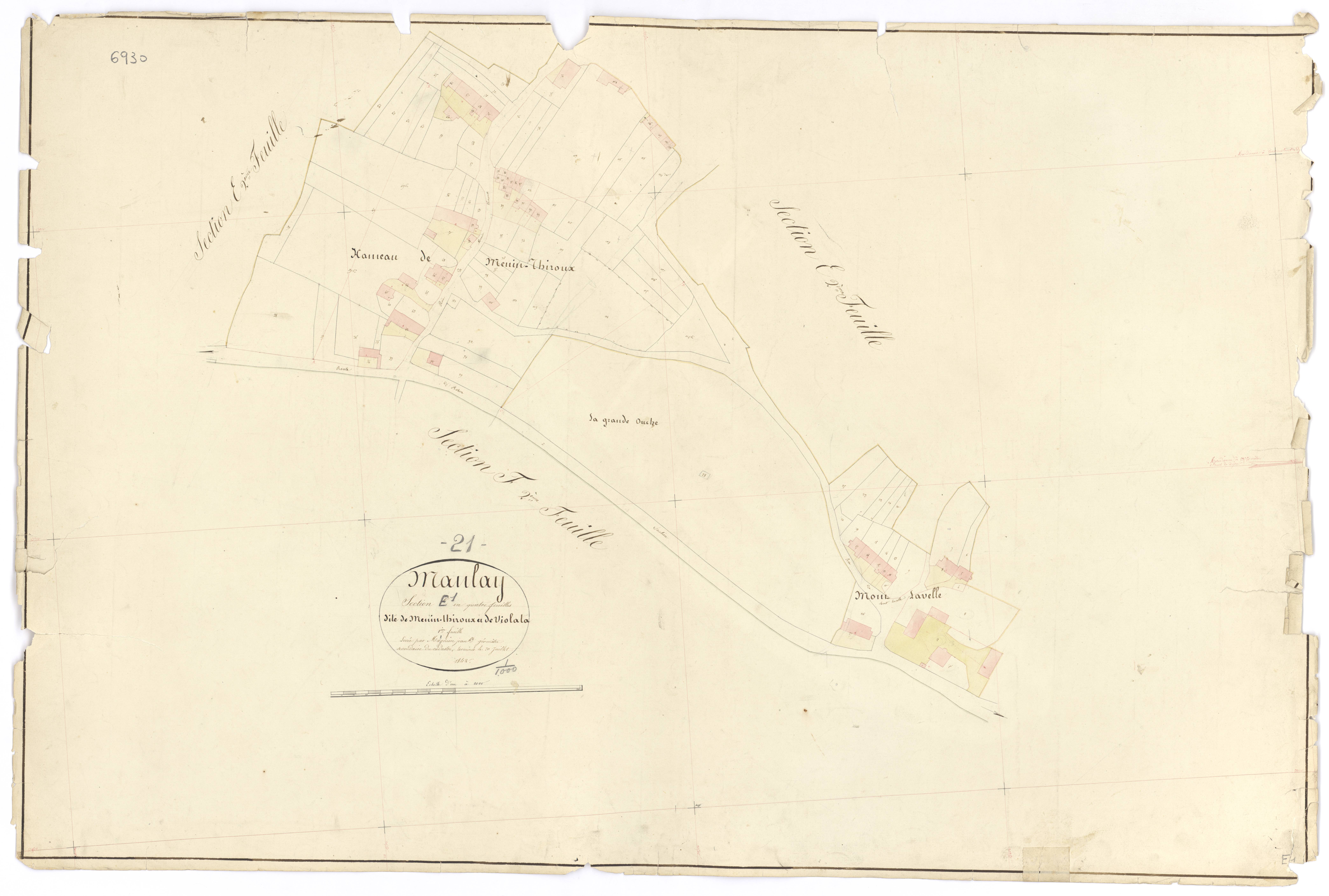 Manlay - Section E1 - 3 P PLAN 372/15