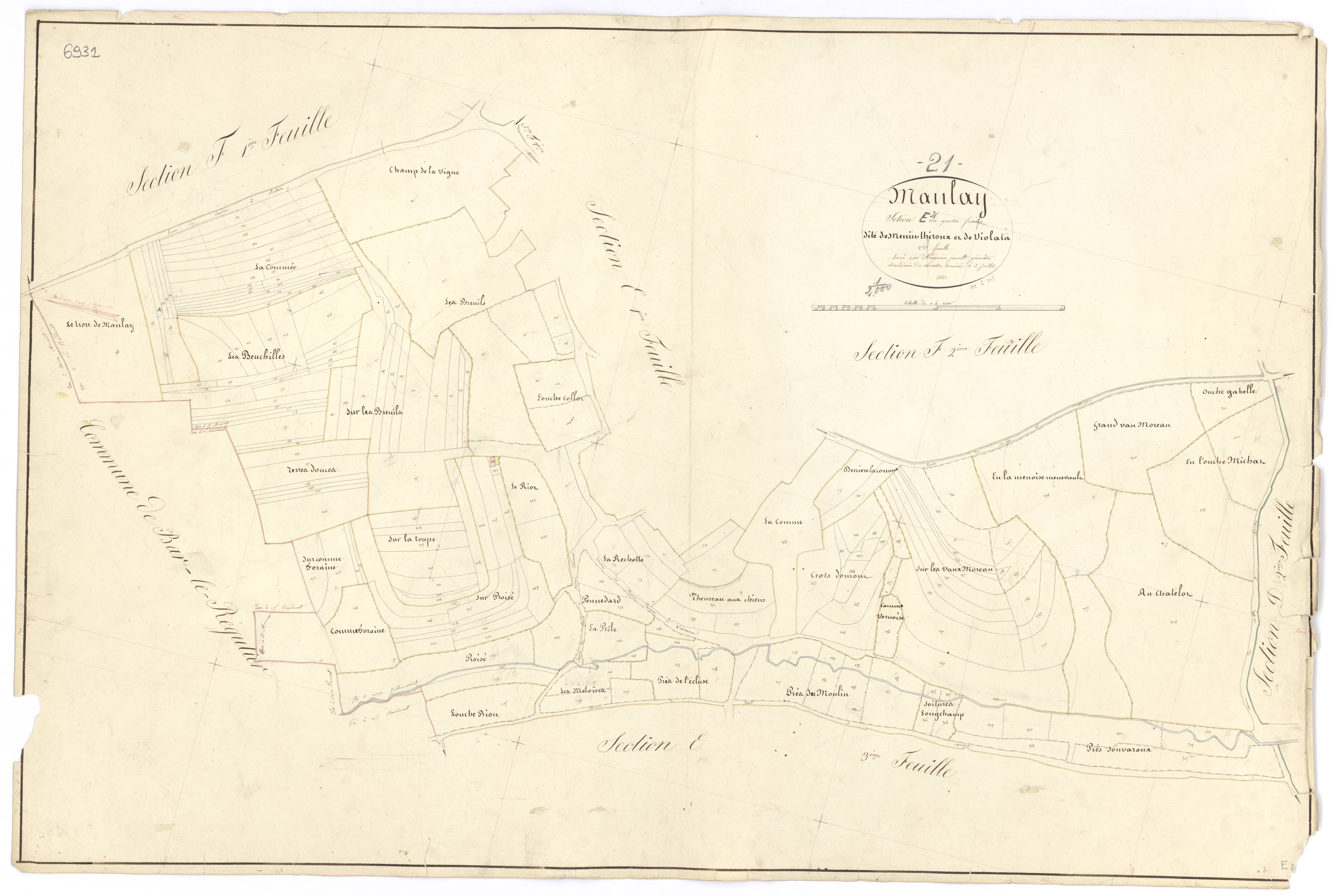 Manlay - Section E2 - 3 P PLAN 372/16