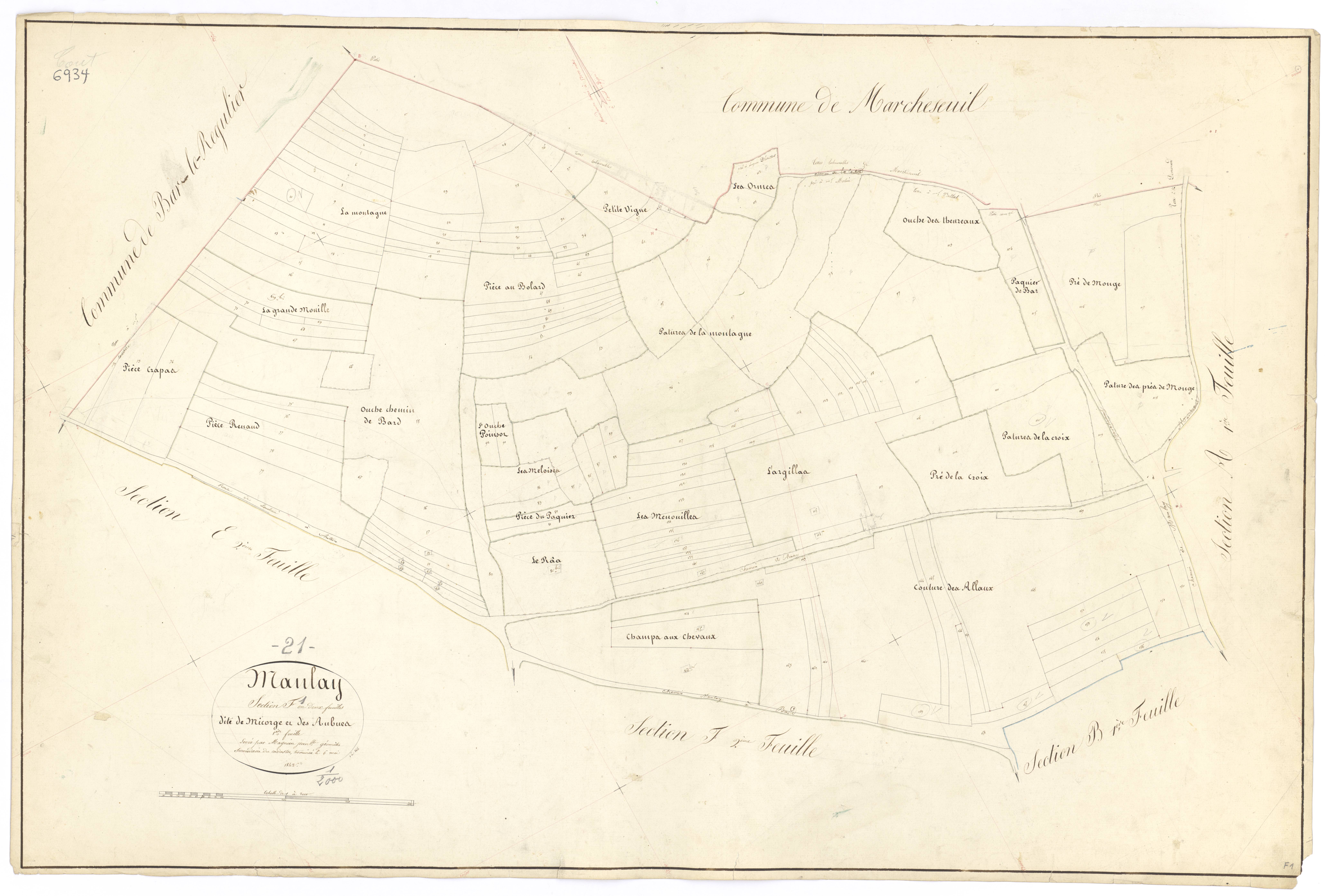 Manlay - Section F1 - 3 P PLAN 372/19