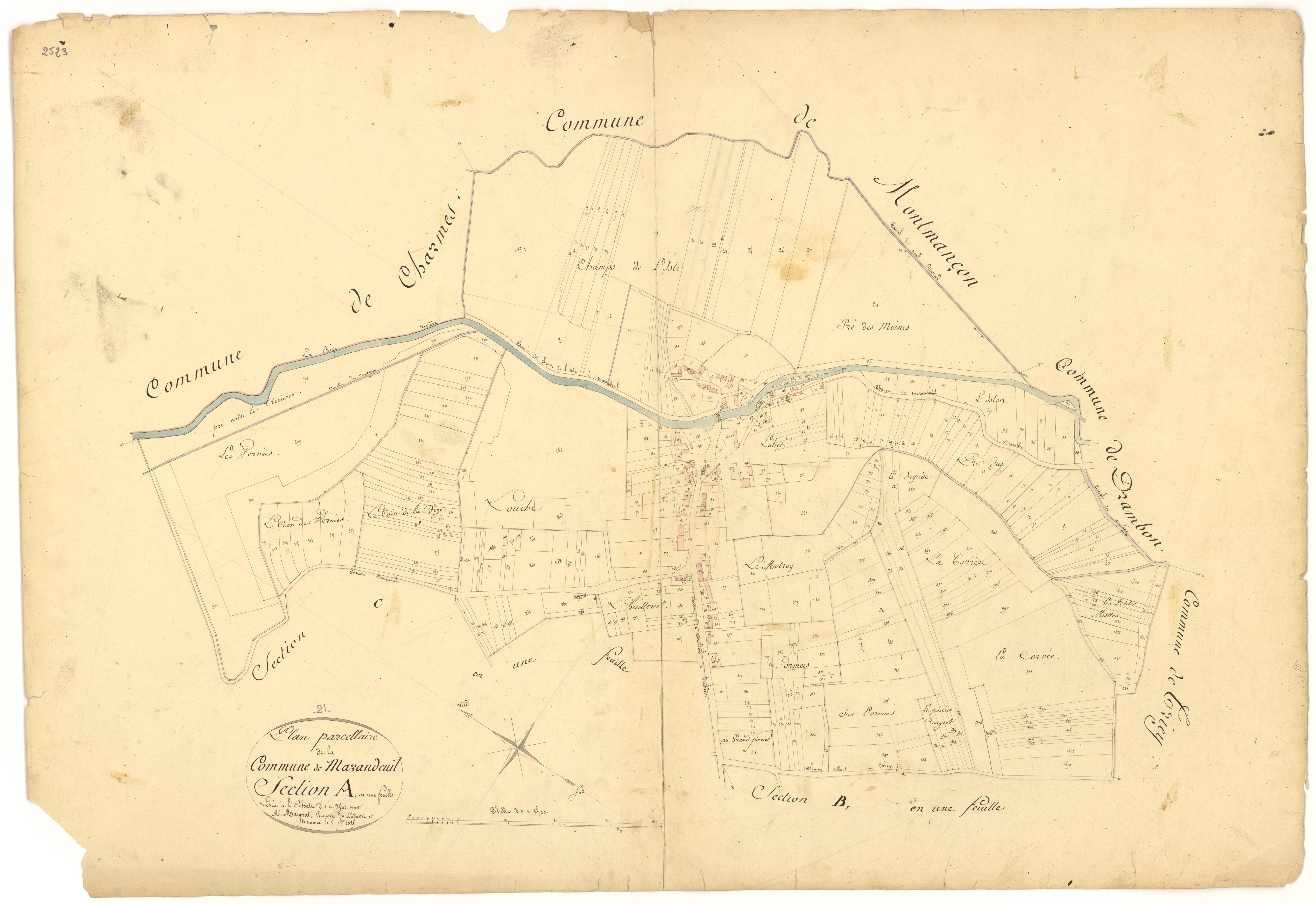 Marandeuil - Section A - 3 P PLAN 373/2