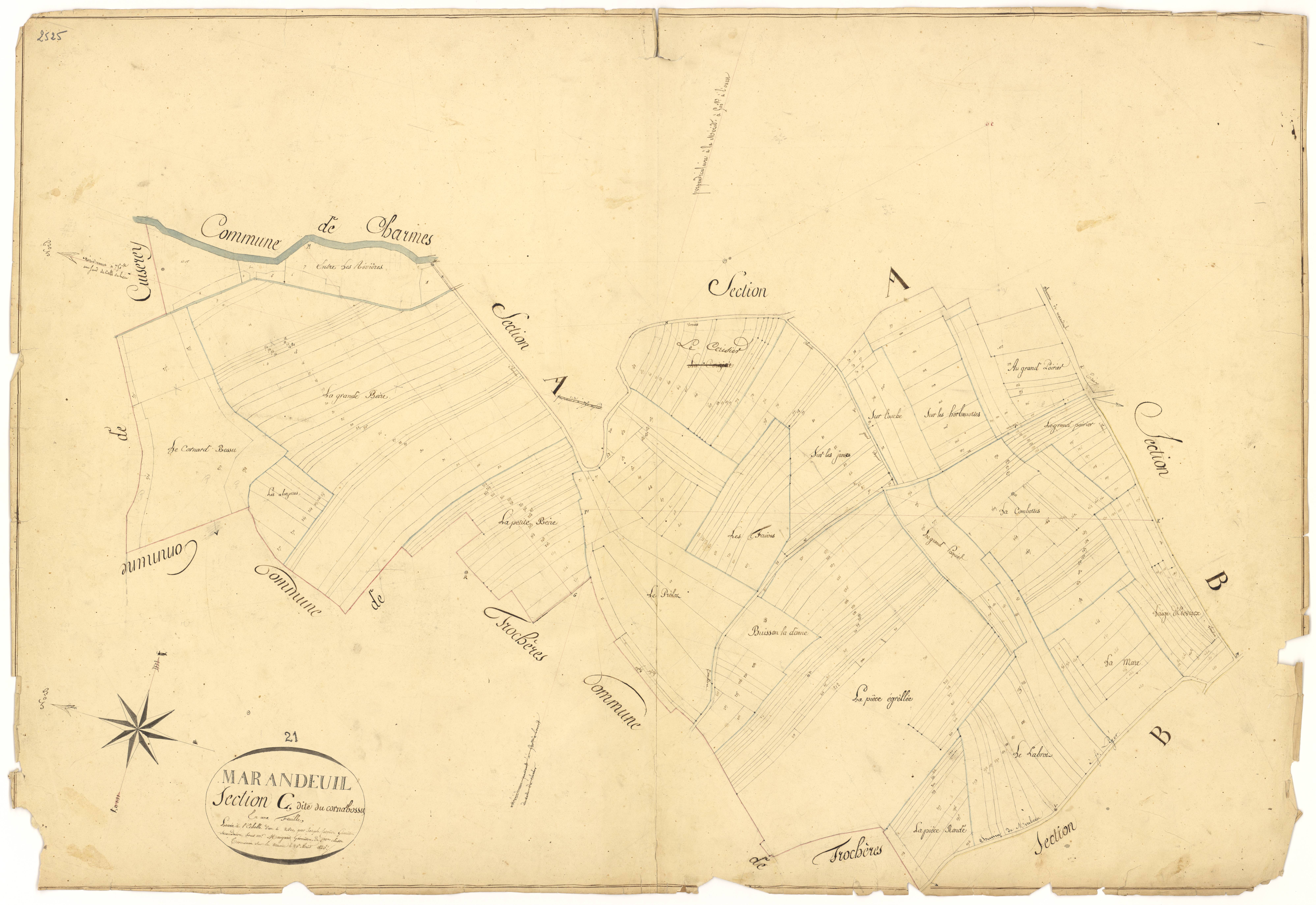 Marandeuil - Section C - 3 P PLAN 373/4