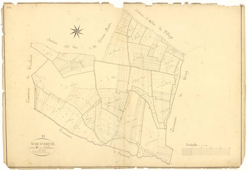 Marandeuil - Section B - 3 P PLAN 373/3
