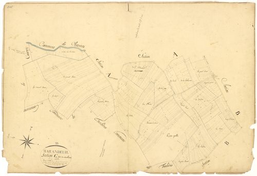 Marandeuil - Section C - 3 P PLAN 373/4