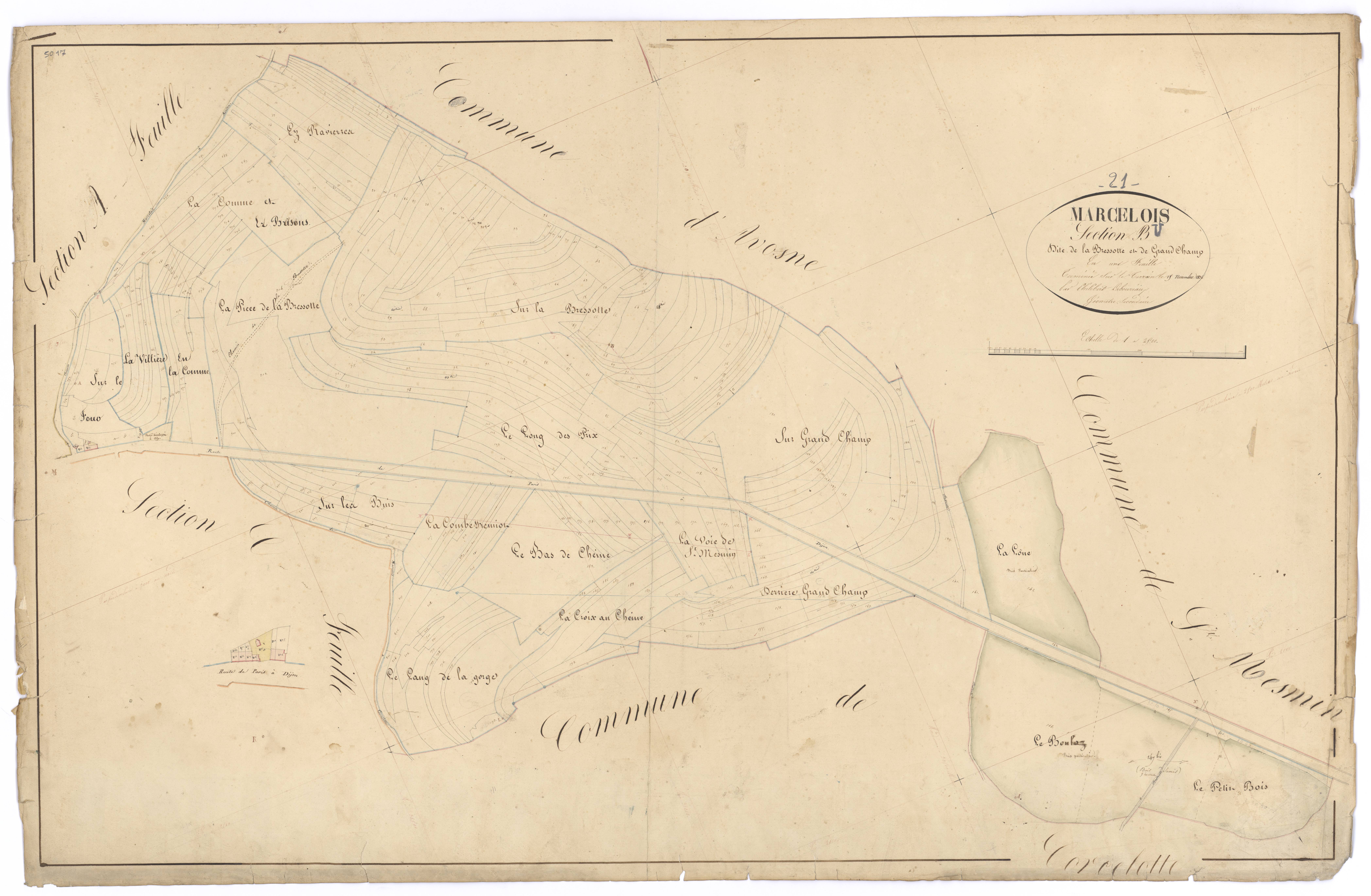 Marcellois - Section B - 3 P PLAN 374/3